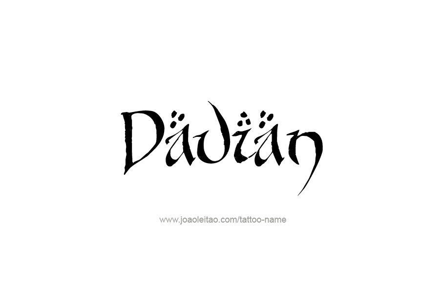 Tattoo Design  Name Davian   