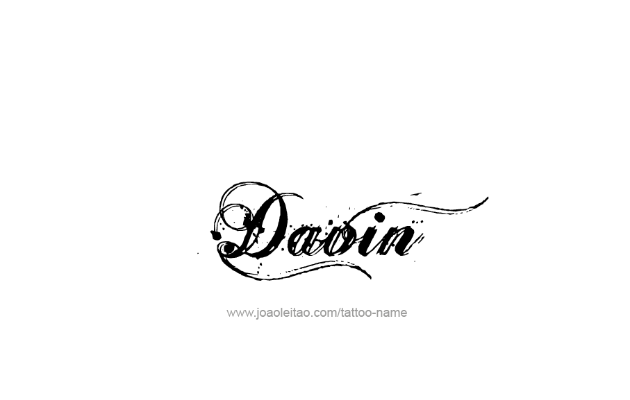 Tattoo Design  Name Davin   