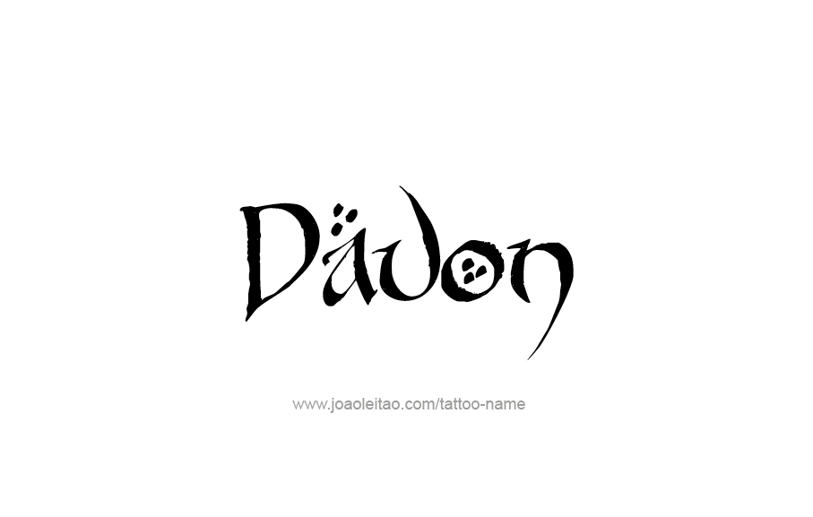 Tattoo Design  Name Davon   