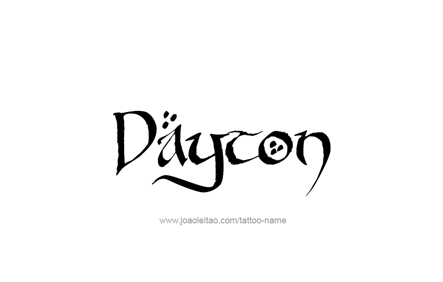 Tattoo Design  Name Dayton   