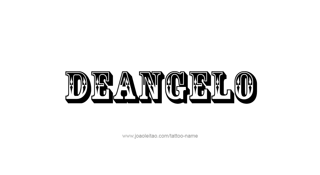 Tattoo Design  Name Deangelo   