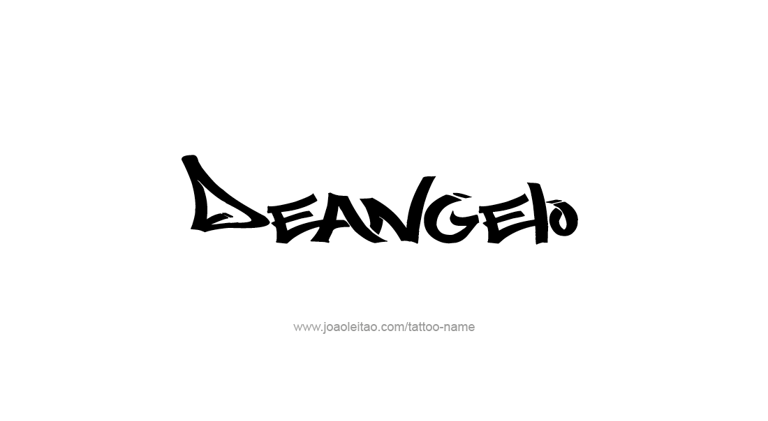 Tattoo Design  Name Deangelo   