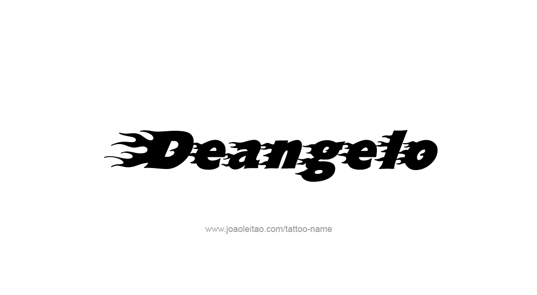 Tattoo Design  Name Deangelo   