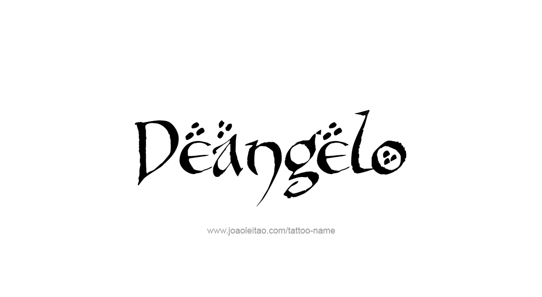 Tattoo Design  Name Deangelo   