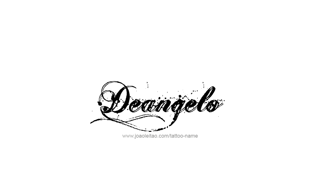 Tattoo Design  Name Deangelo   