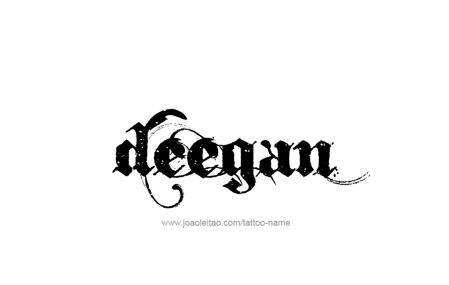 Tattoo Design  Name Deegan   