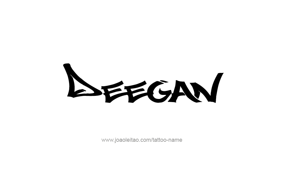 Tattoo Design  Name Deegan   