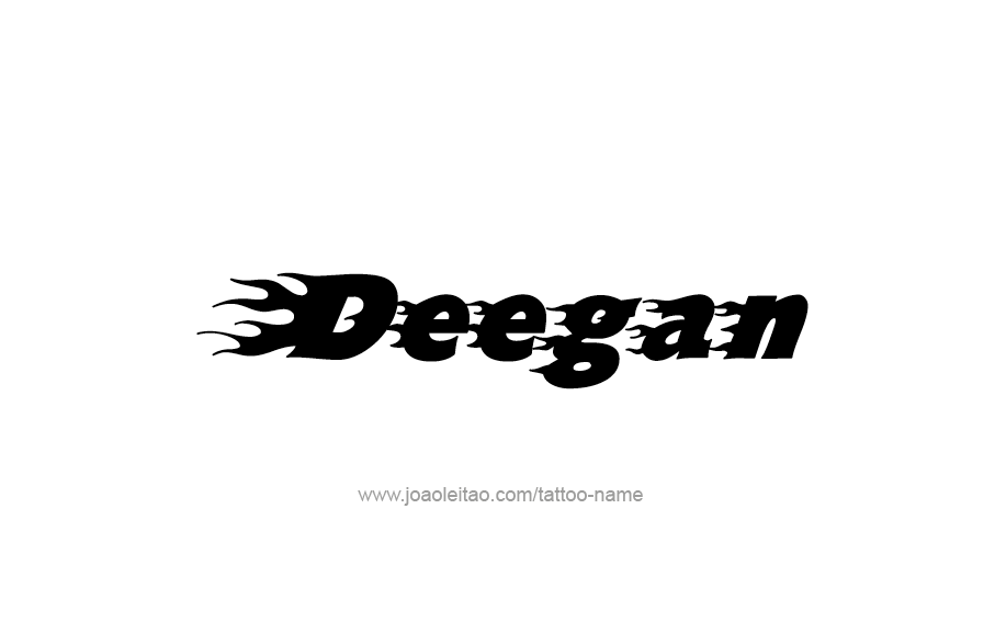 Tattoo Design  Name Deegan   