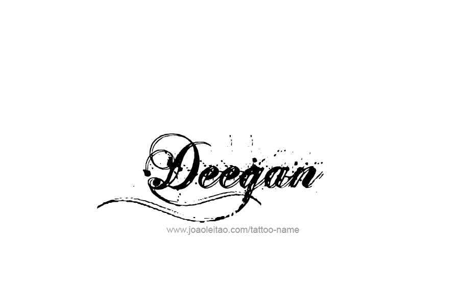 Tattoo Design  Name Deegan   