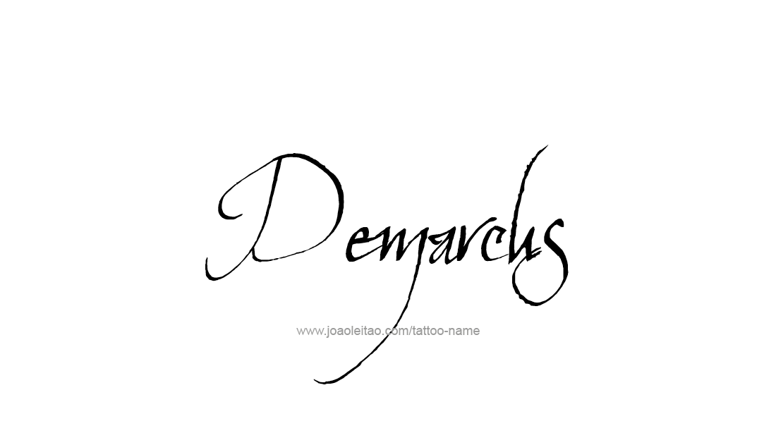 Tattoo Design  Name Demarcus   