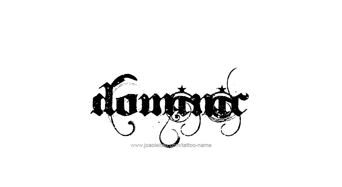 Tattoo Design  Name Dominic   