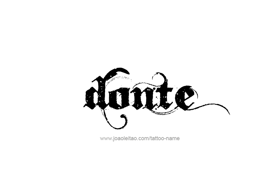 Tattoo Design  Name Donte   