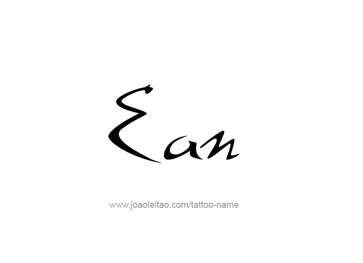 Tattoo Design  Name Ean   