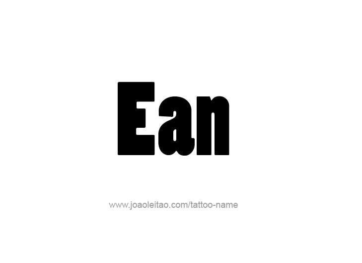 Tattoo Design  Name Ean   