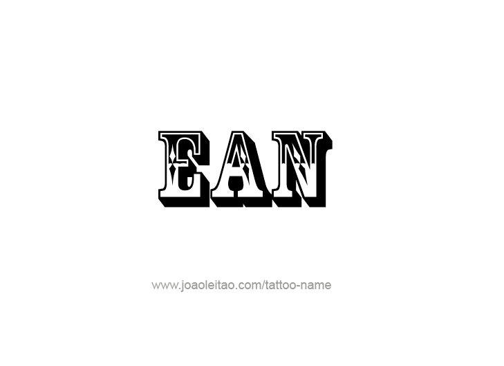 Tattoo Design  Name Ean   