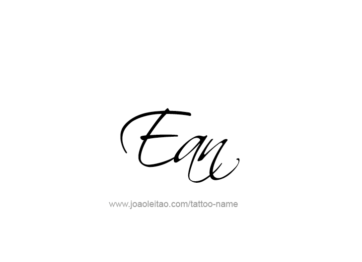 Tattoo Design  Name Ean   