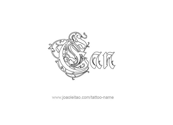 Tattoo Design  Name Ean   