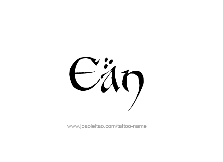 Tattoo Design  Name Ean   