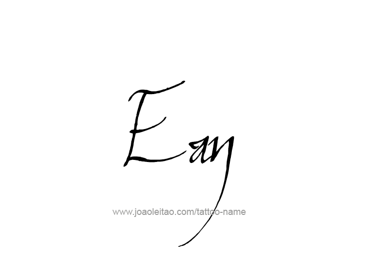 Tattoo Design  Name Ean   