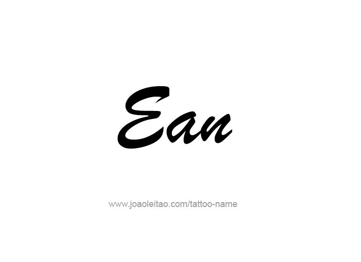 Tattoo Design  Name Ean   