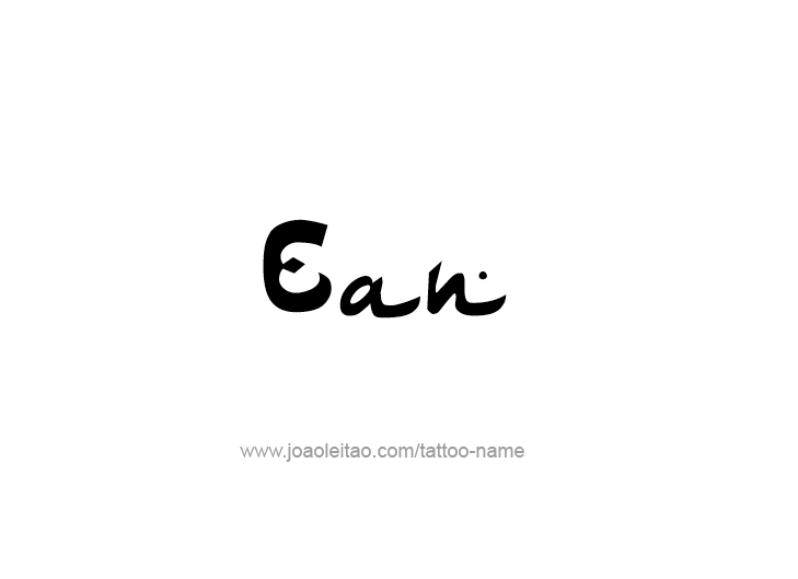 Tattoo Design  Name Ean   