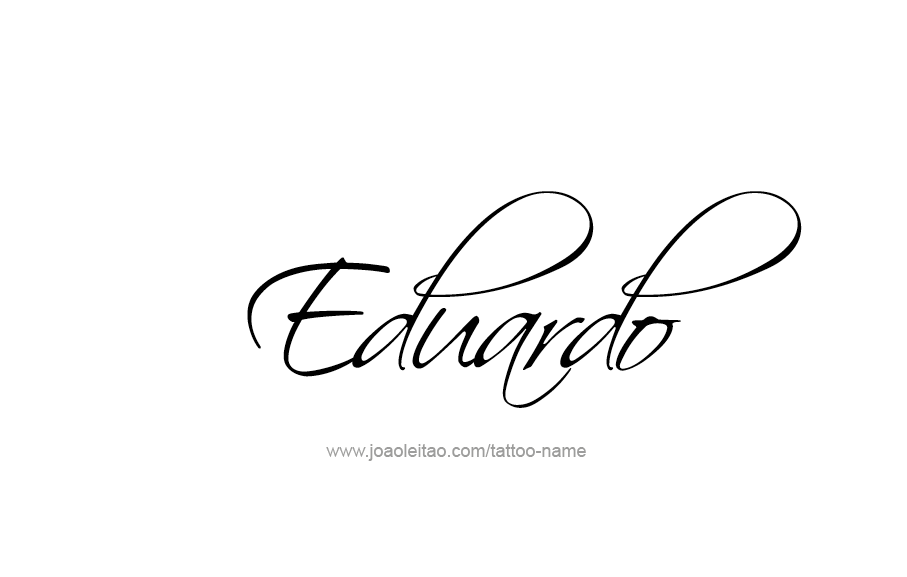 Tattoo Design  Name Eduardo   