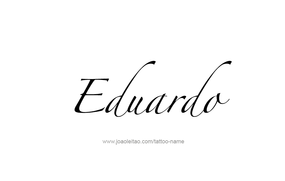 Tattoo Design  Name Eduardo   