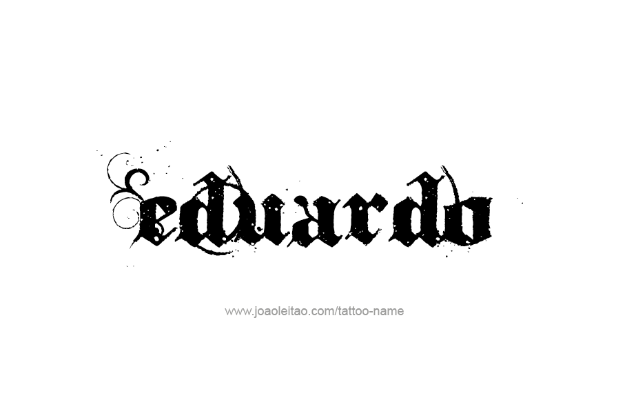 Tattoo Design  Name Eduardo   