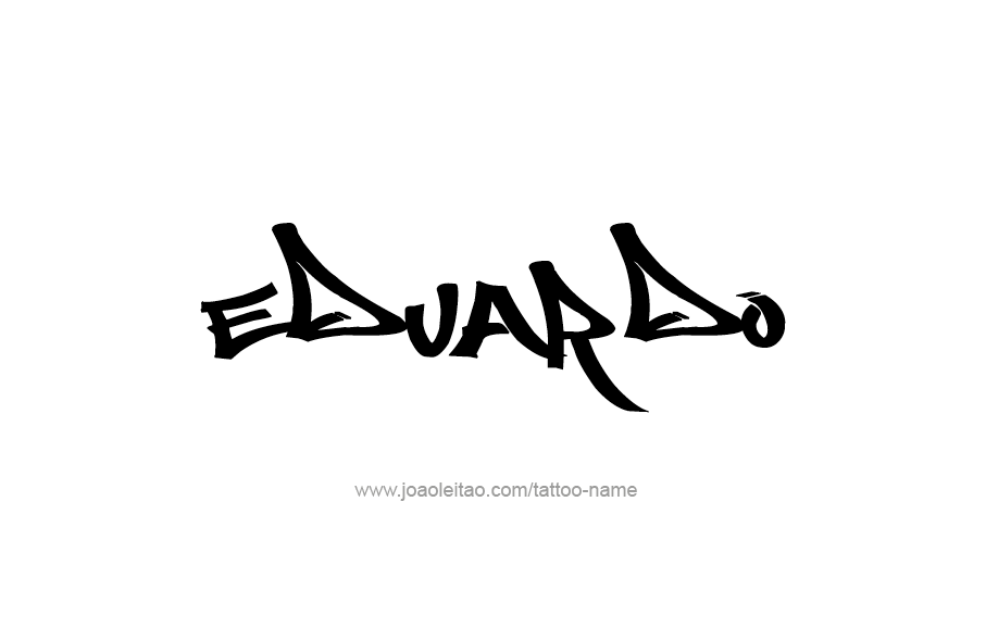 Tattoo Design  Name Eduardo   