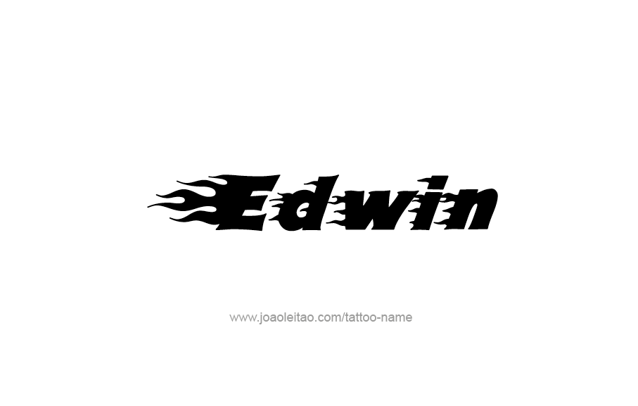 Tattoo Design  Name Edwin   