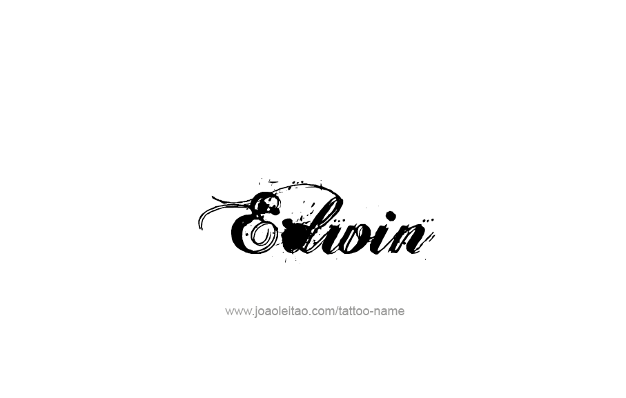 Tattoo Design  Name Edwin   