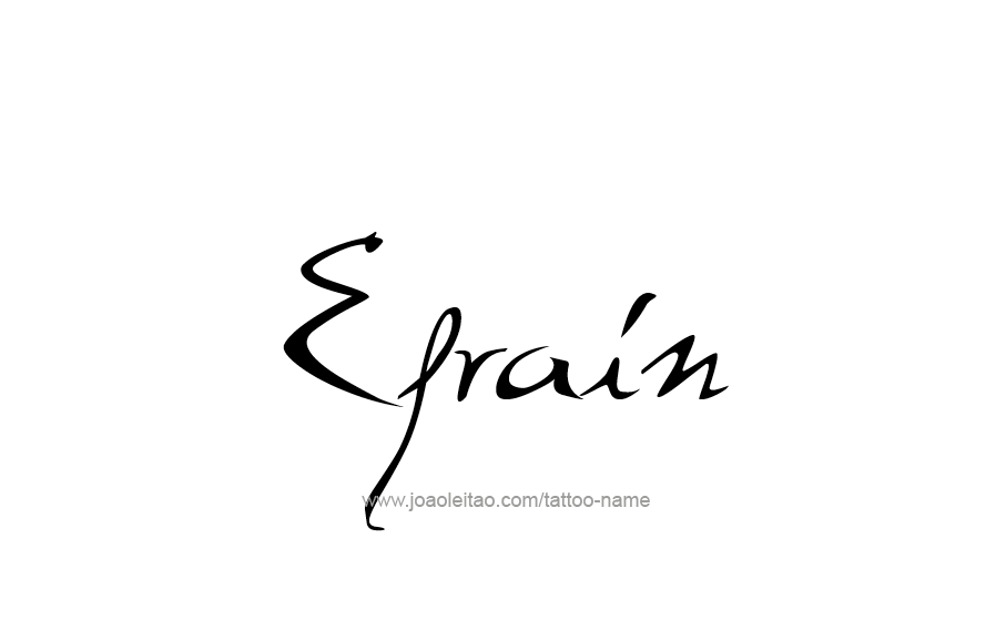 Tattoo Design  Name Efrain   