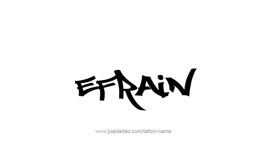 Tattoo Design  Name Efrain   