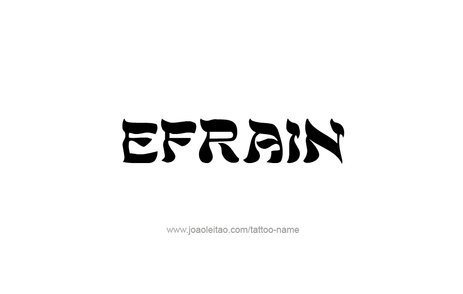 Tattoo Design  Name Efrain   