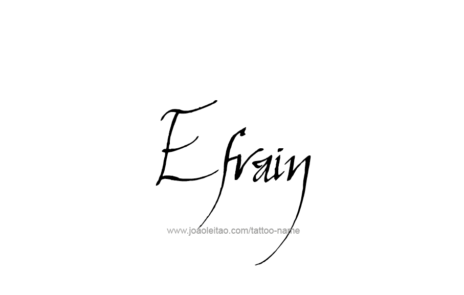 Tattoo Design  Name Efrain   