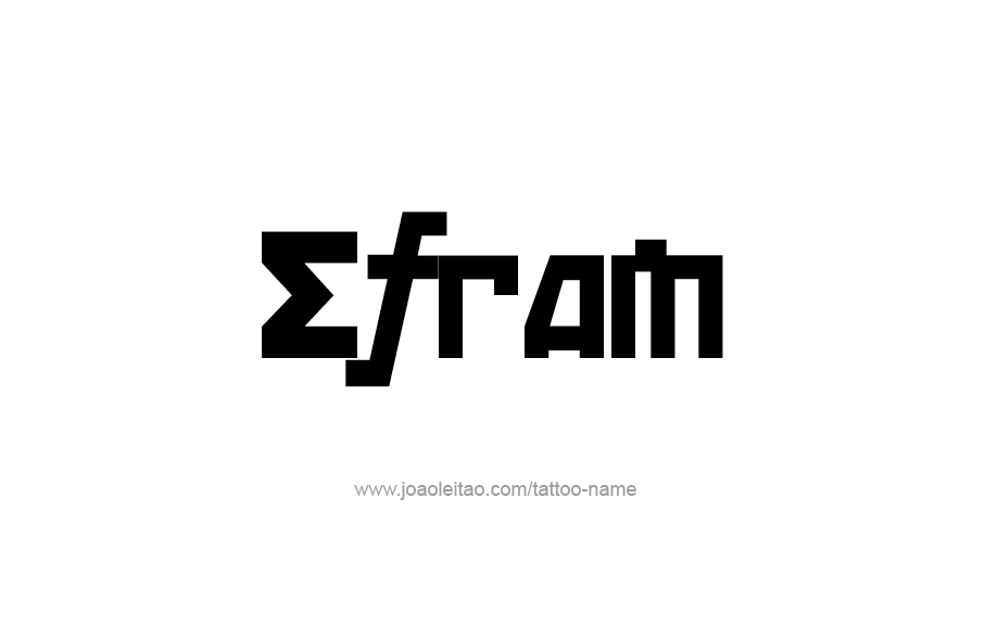 Tattoo Design  Name Efrain   