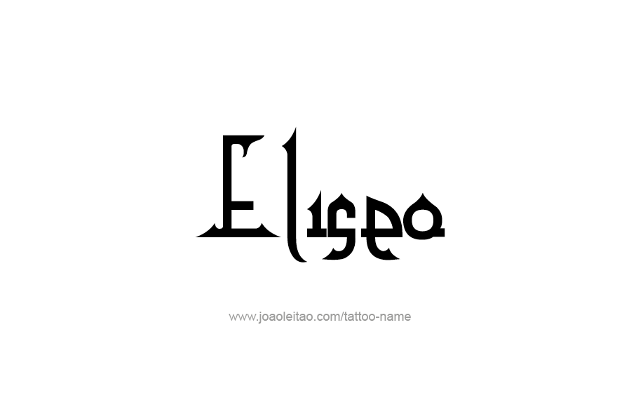 Tattoo Design  Name Eliseo   