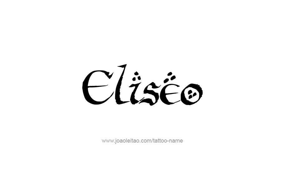 Tattoo Design  Name Eliseo   