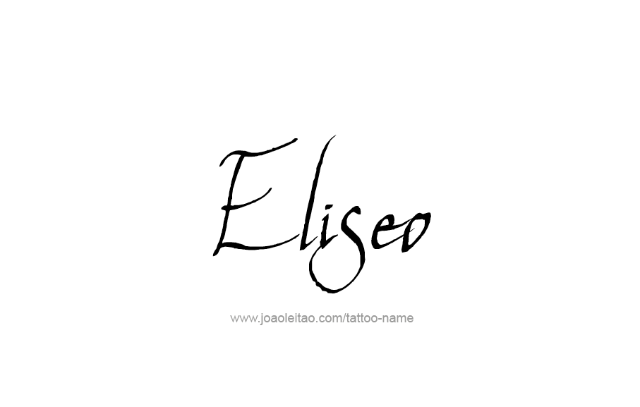 Tattoo Design  Name Eliseo   