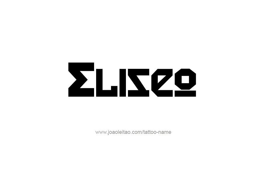 Tattoo Design  Name Eliseo   