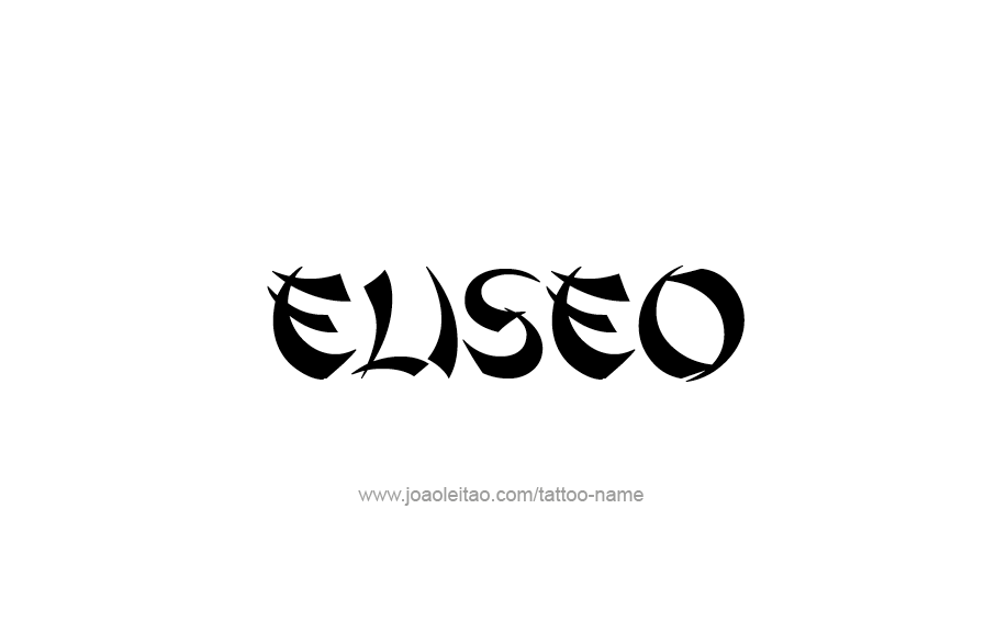 Tattoo Design  Name Eliseo