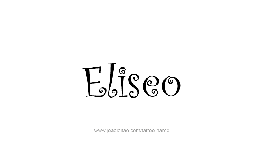 Tattoo Design  Name Eliseo   