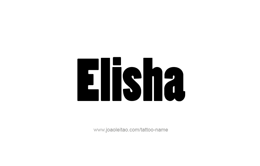 Tattoo Design  Name Elisha   