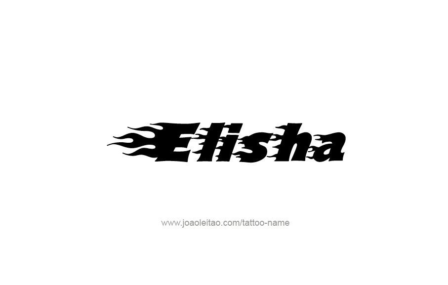 Tattoo Design  Name Elisha   