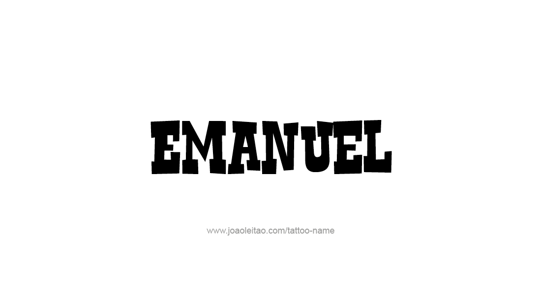 Tattoo Design  Name Emanuel   