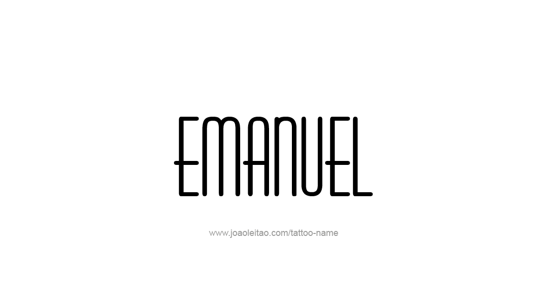 Tattoo Design  Name Emanuel   