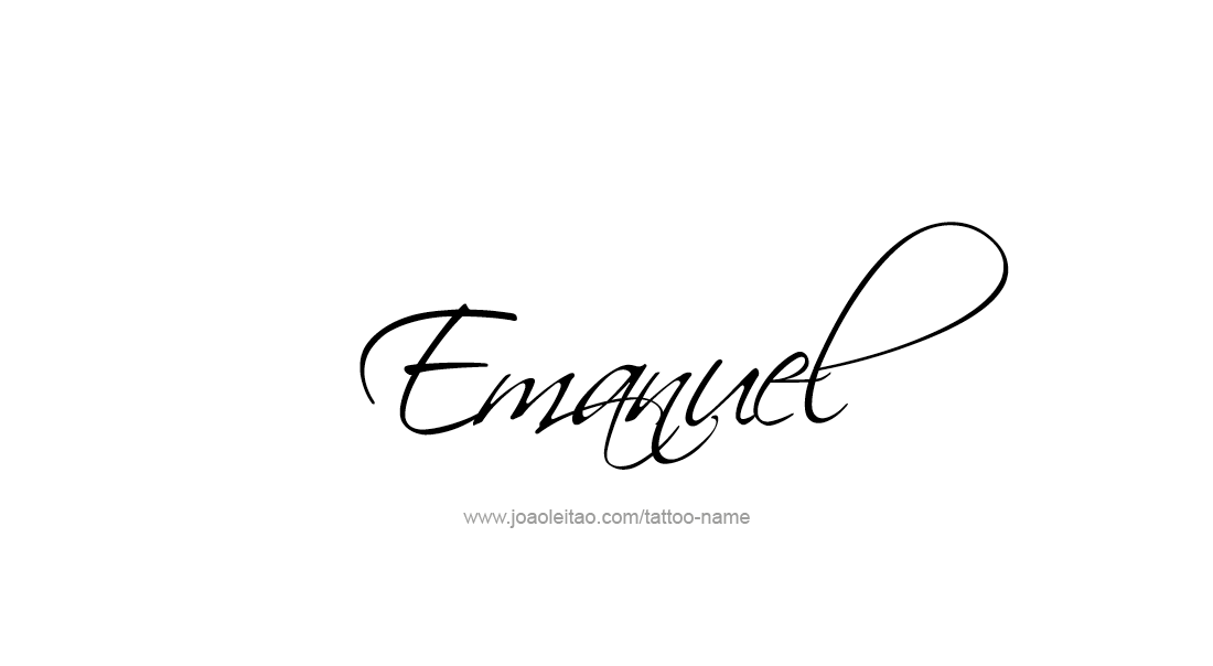 Tattoo Design  Name Emanuel   