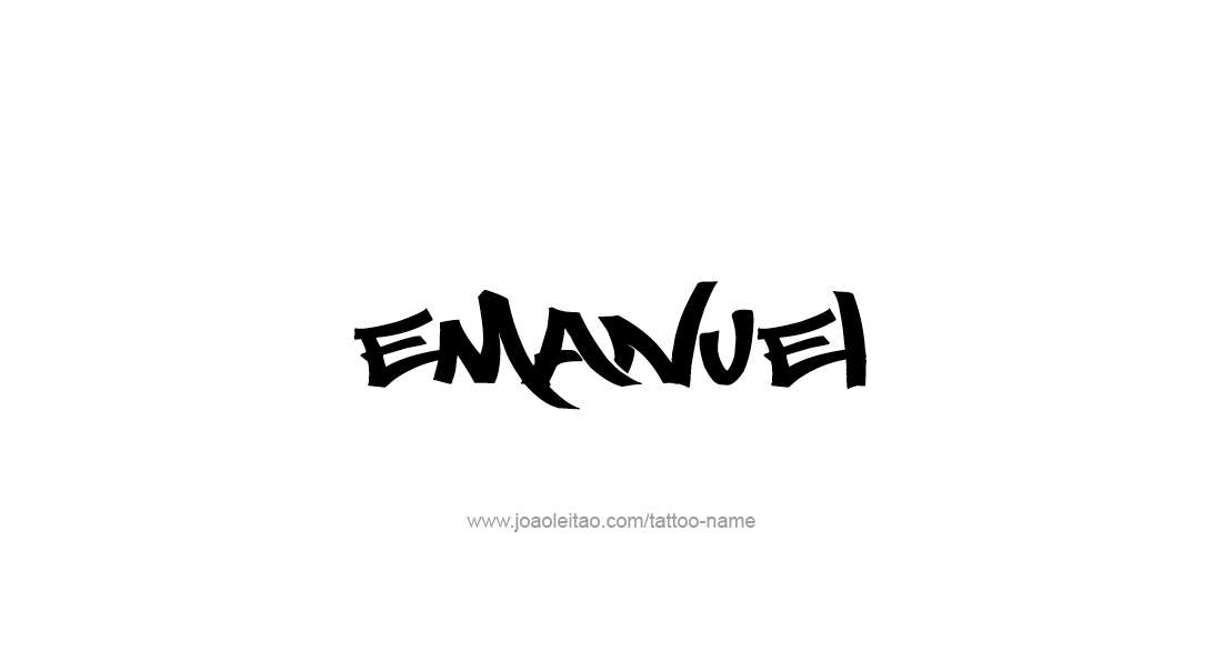 Tattoo Design  Name Emanuel   