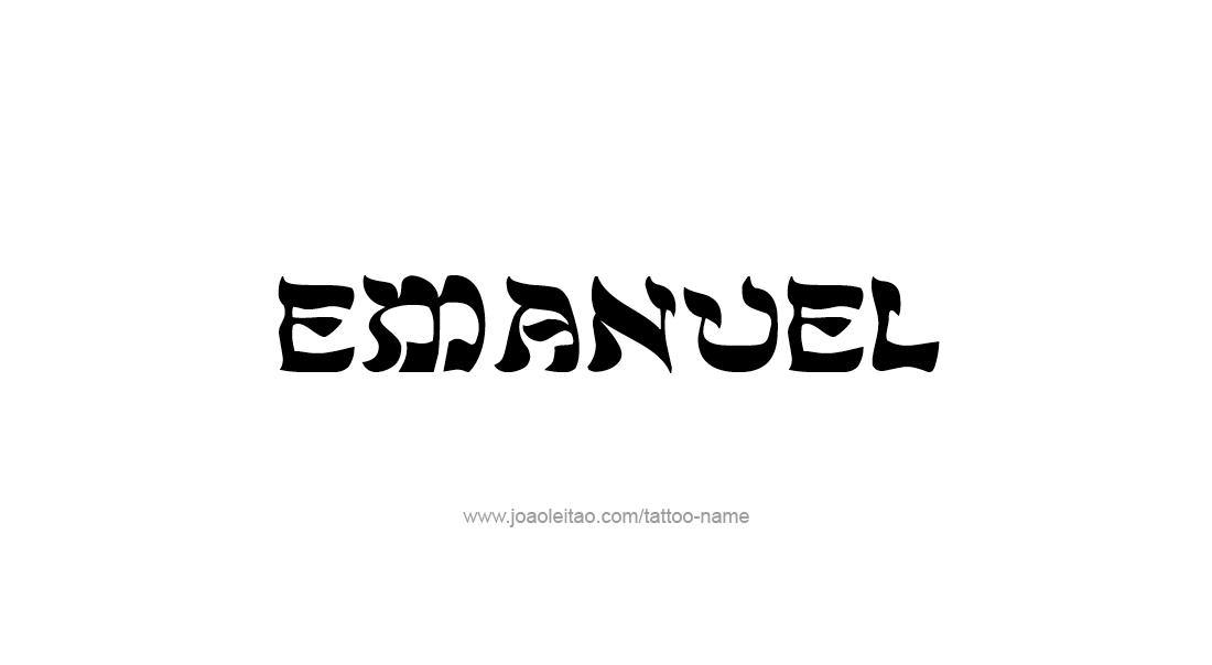 Tattoo Design  Name Emanuel   