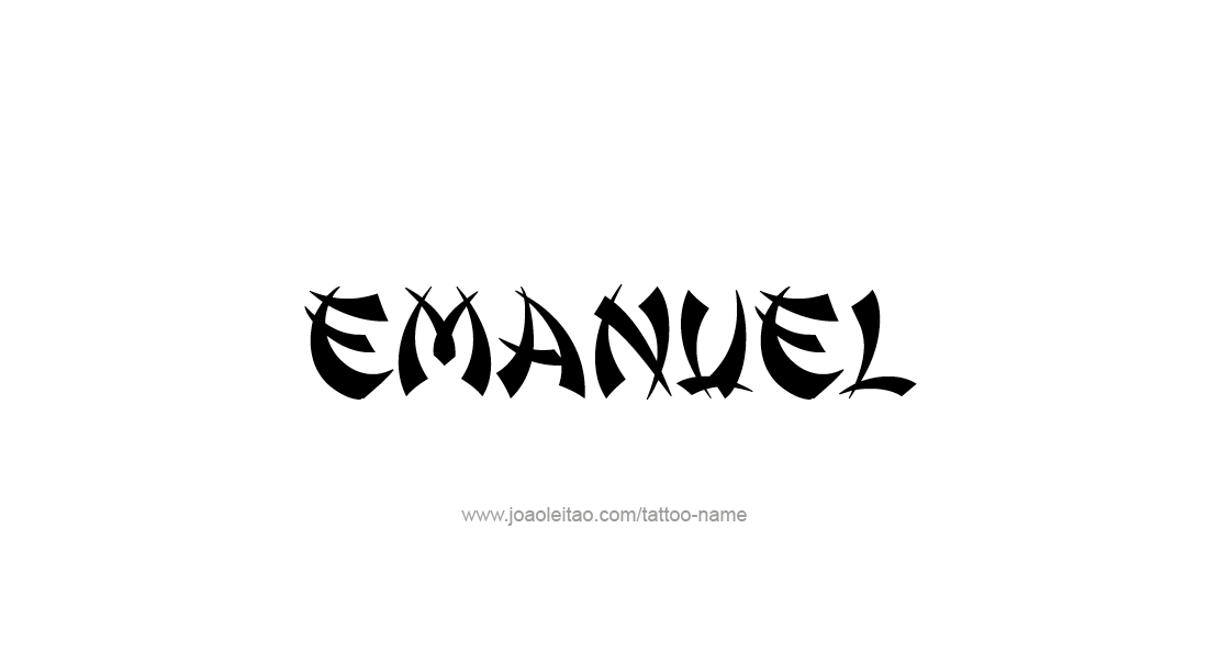 Tattoo Design  Name Emanuel
